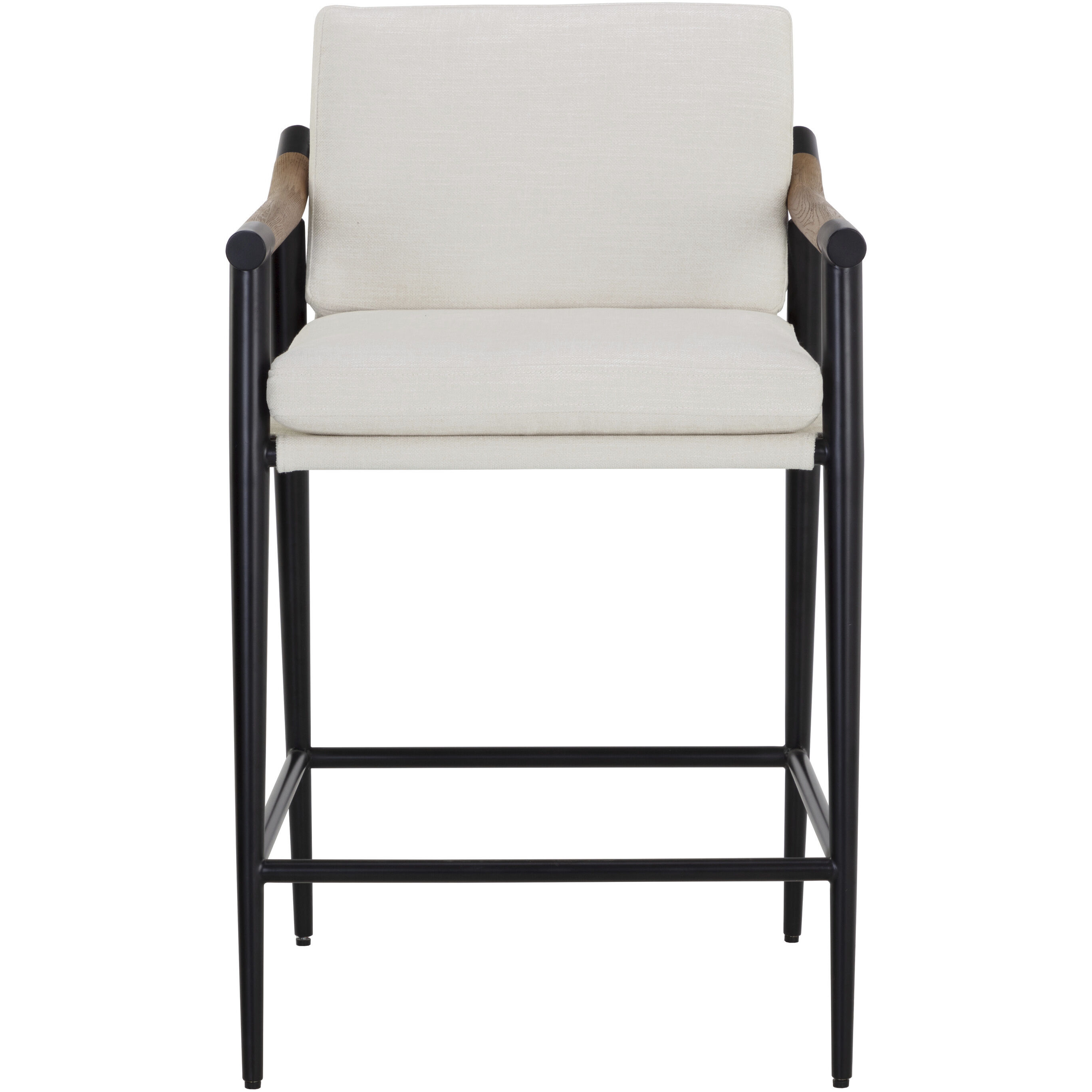 Meadow 38.25 inch Heather Ivory Tweed Counter Stool